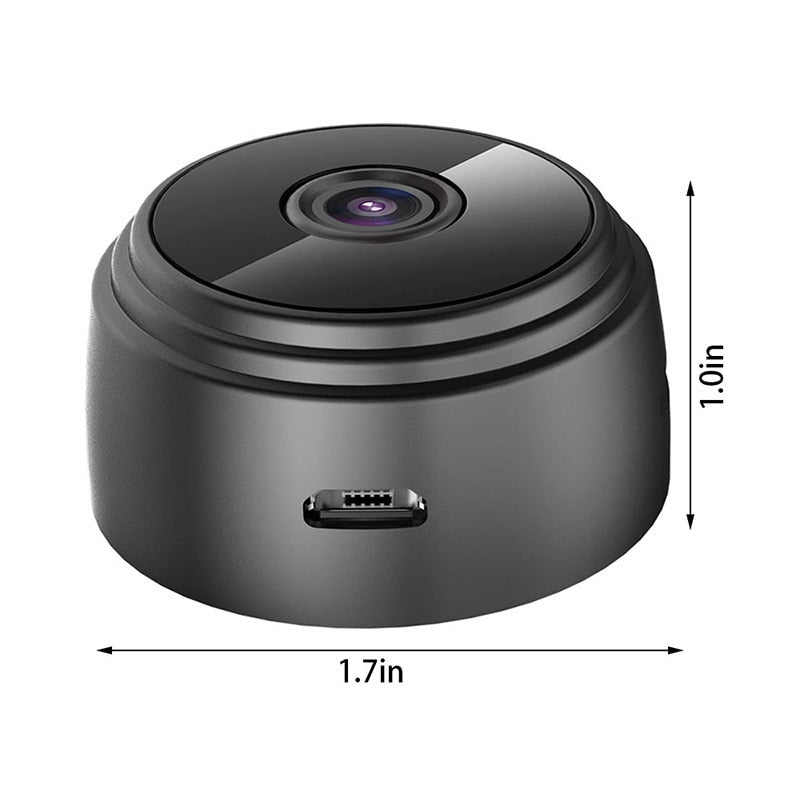 Mini Câmera Secreta De Segurança Alta Resolução Sem Fio - Loja Zenas