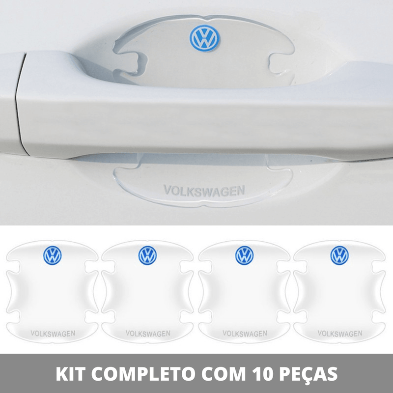 Kit 10 Peças Silicone De Proteção Para Portas e Retrovisores - Soft Car - Loja Zenas