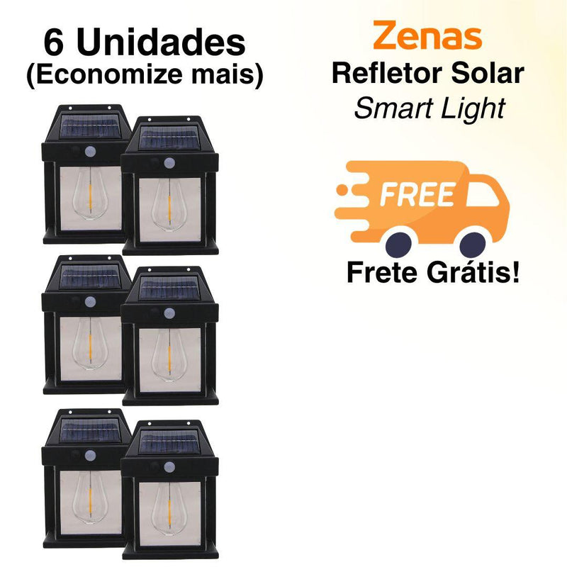 Refletor Solar Smart Light Com Detector de Movimentos - Loja Zenas