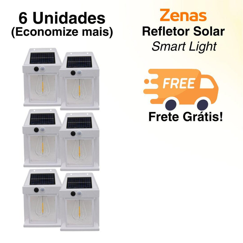 Refletor Solar Smart Light Com Detector de Movimentos - Loja Zenas