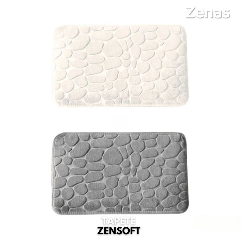 Tapete Para Banheiro Antiderrapante ZenSoft™ Pague 1 Leve 2 + BRINDE EXCLUSIVO