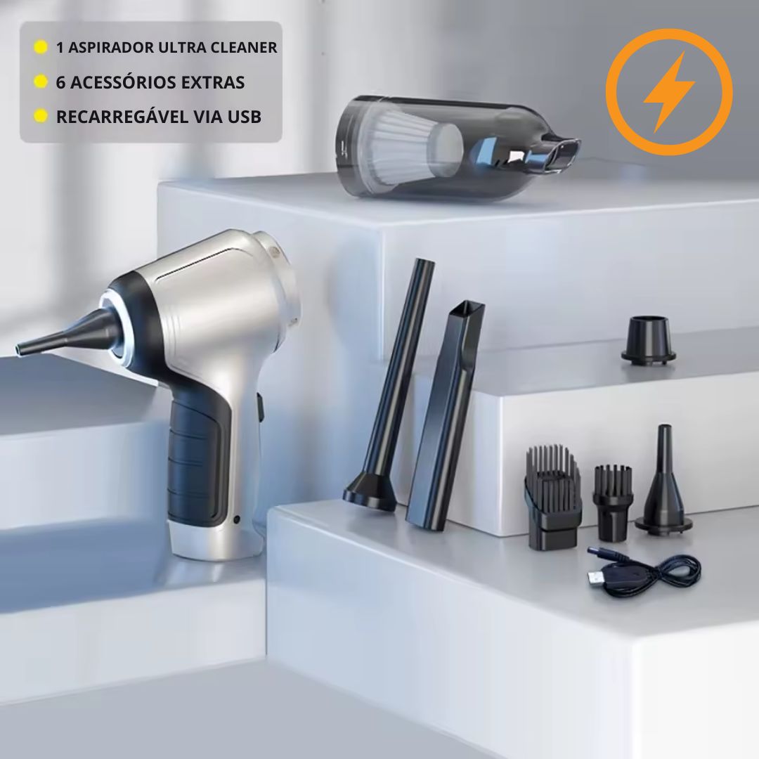 Aspirador Ultra Cleaner® 4 Em 1 Potente e Versátil