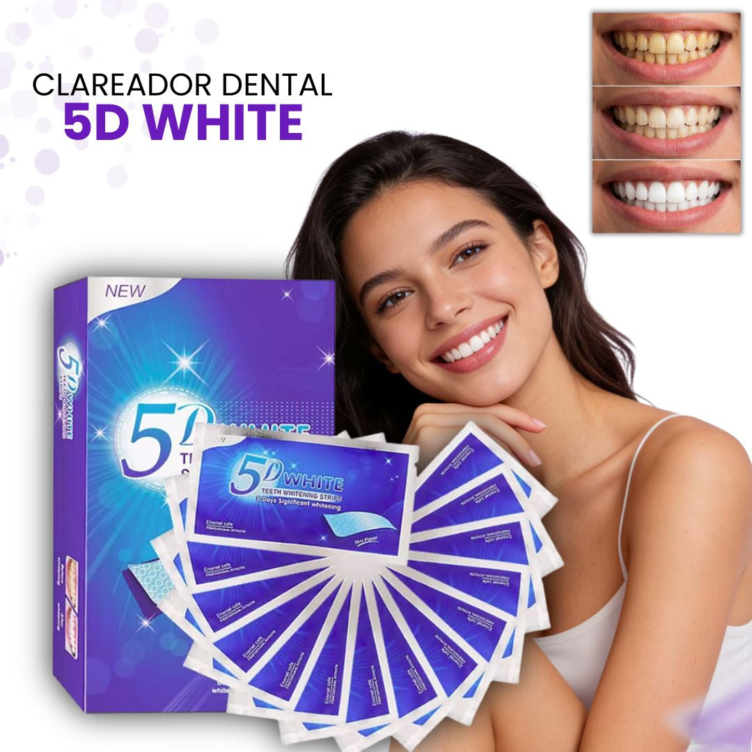 Clareador Dental Ultra 5D White 28 Fitas (Oferta Até Às 23:59H)