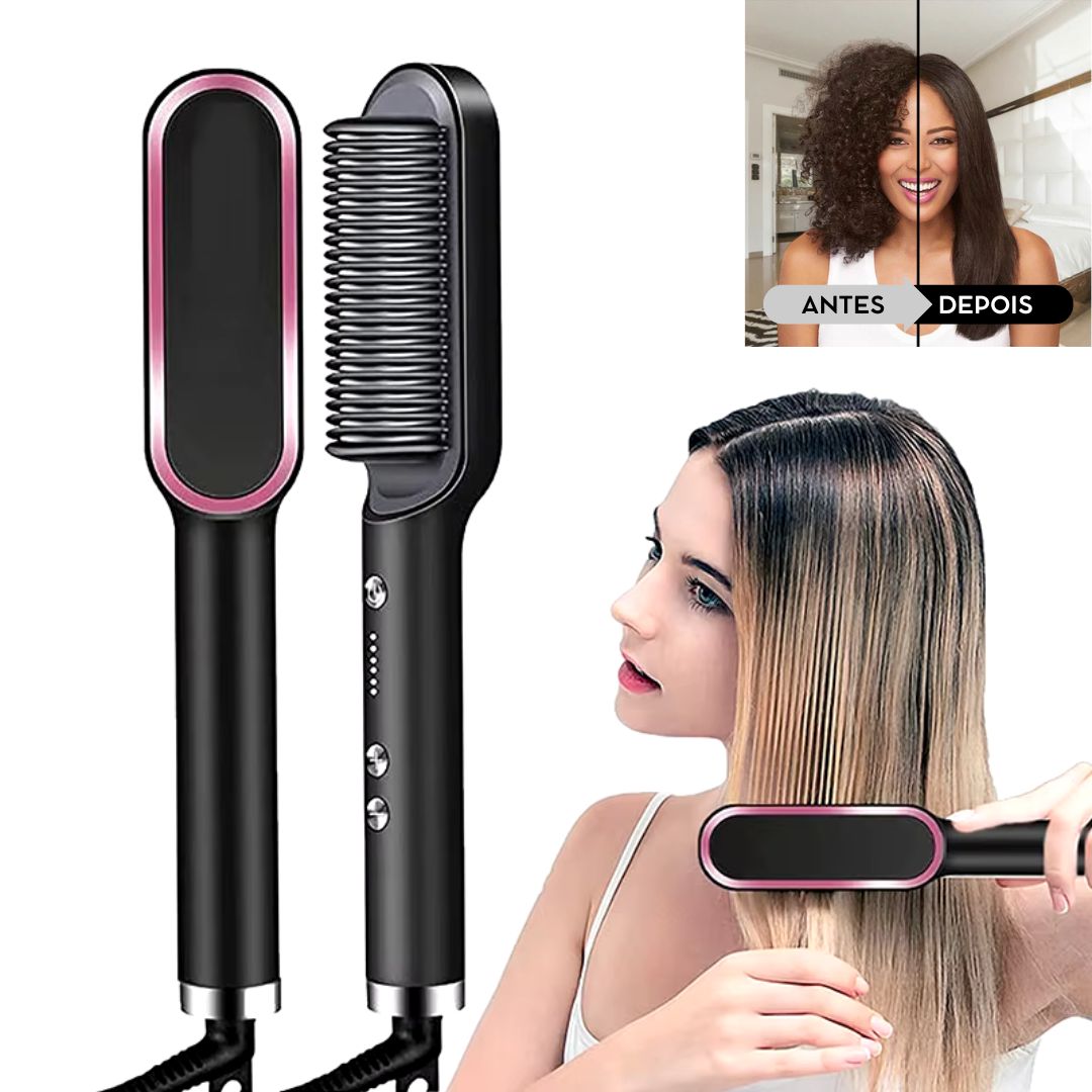 Escova Alisadora MultGlam 5 Em 1 Bivolt Original Zenas