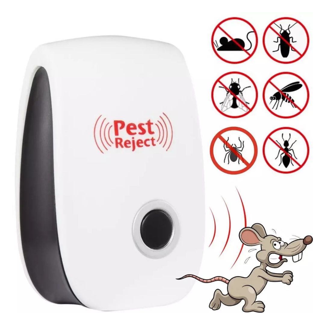 Pest Reject™ Repelente Eletrônico Ultrassônico Anti-Pragas