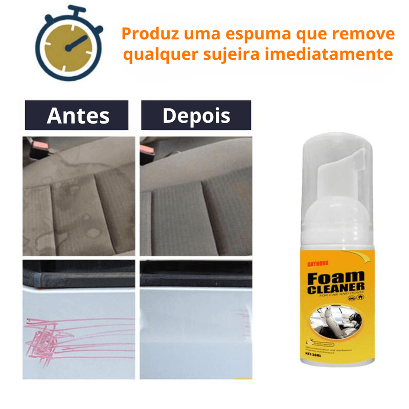 Espuma De Limpeza Instantânea Foam Cleaner® - Loja Zenas