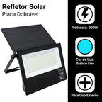 Refletor Solar Ultra Potente ZenLux 300W LED Branco