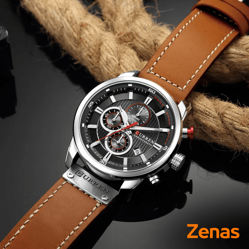 Relógio Curren Elegance Masculino 2023®️ - Loja Zenas
