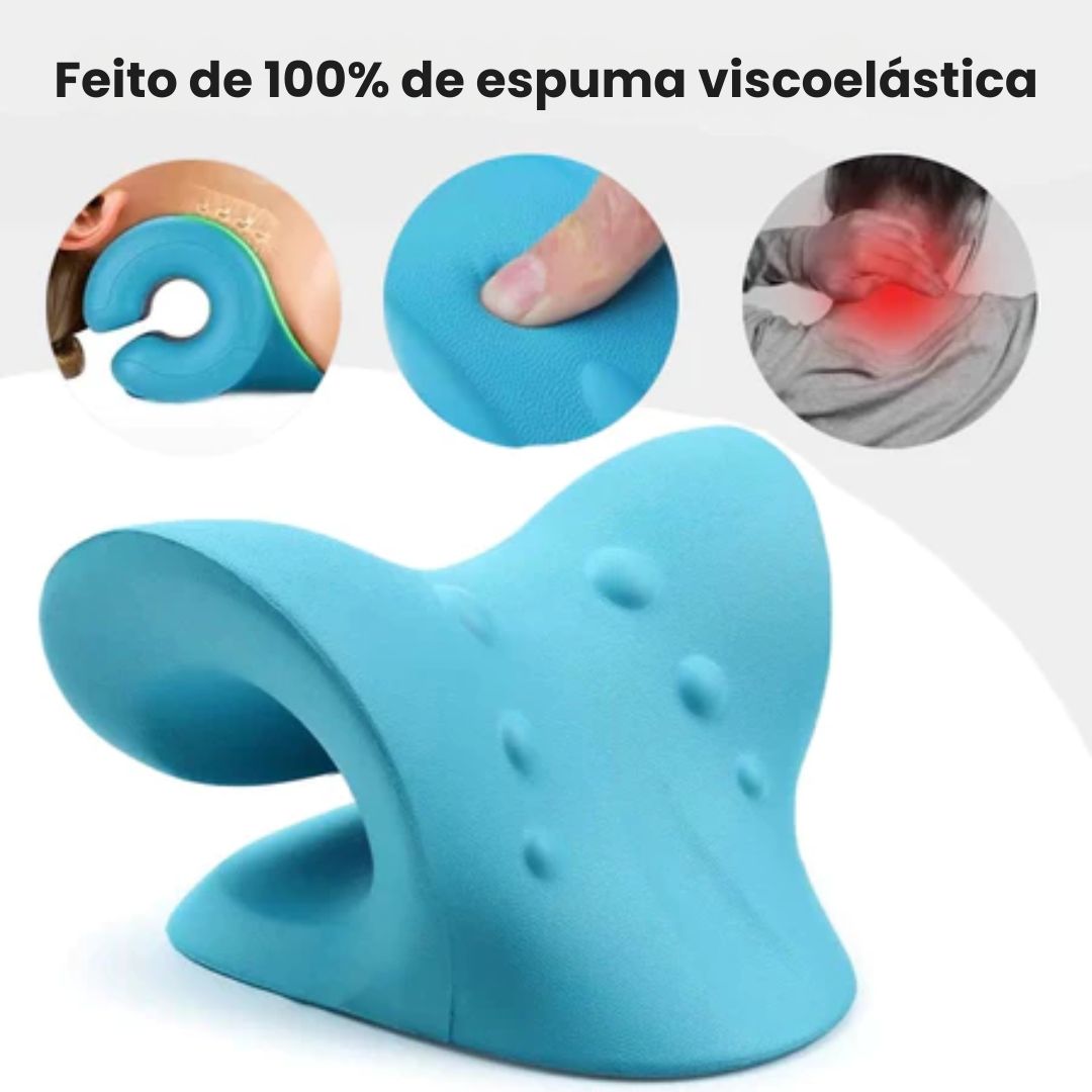 Apoio de Tração Cervical – Alívio para o Pescoço e Ombros em Apenas 10 Minutos!