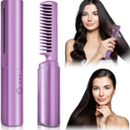 Pente Alisador e Modelador Antifrizz De Bolsa Recarregável Com Aquecimento Rápido