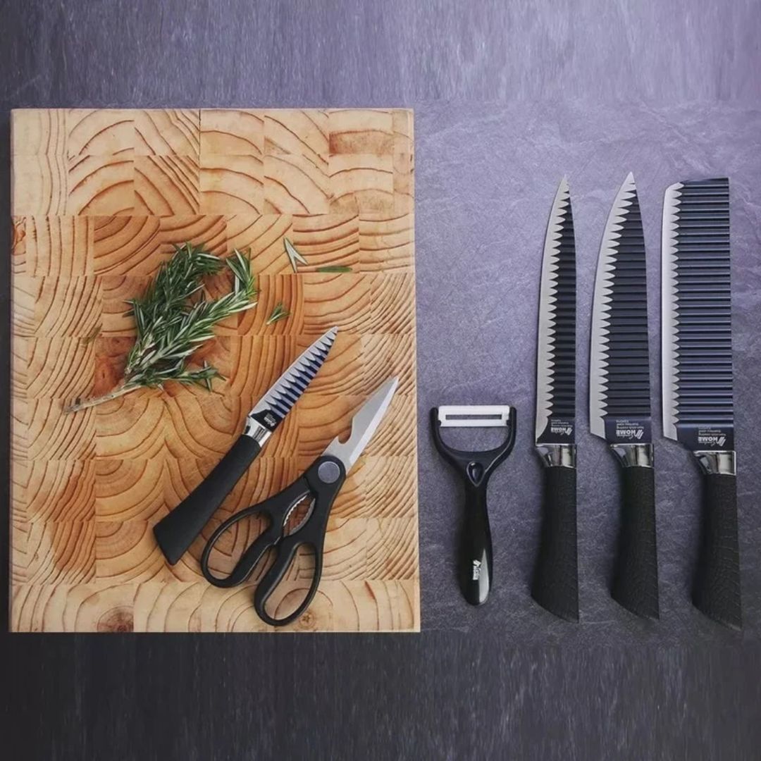 Kit De Facas 6 Peças Profissional Cocin Master (Oferta Especial)
