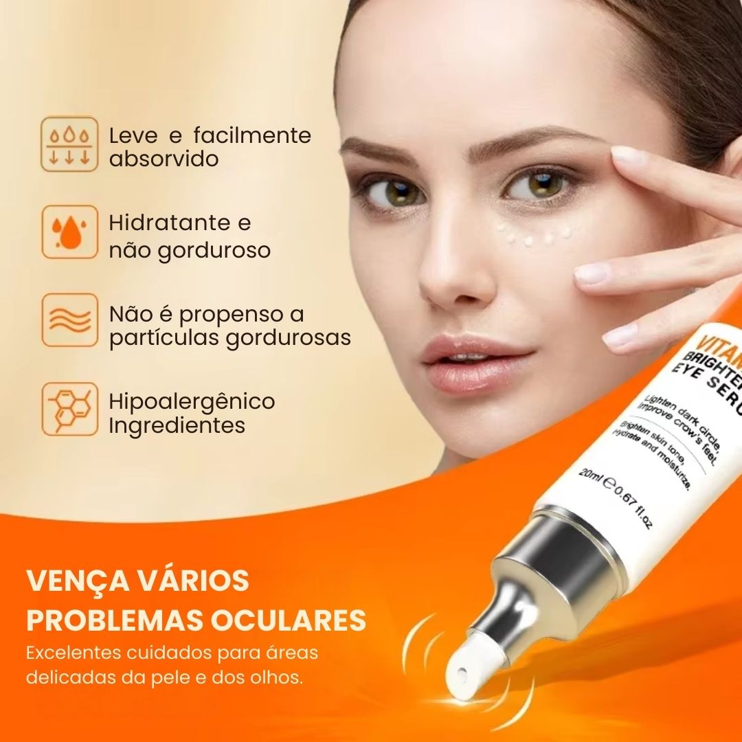 Creme Anti Olheiras e Rugas 20% De Vitamina C - Pele Clara e Rejuvenescida JoyPretty