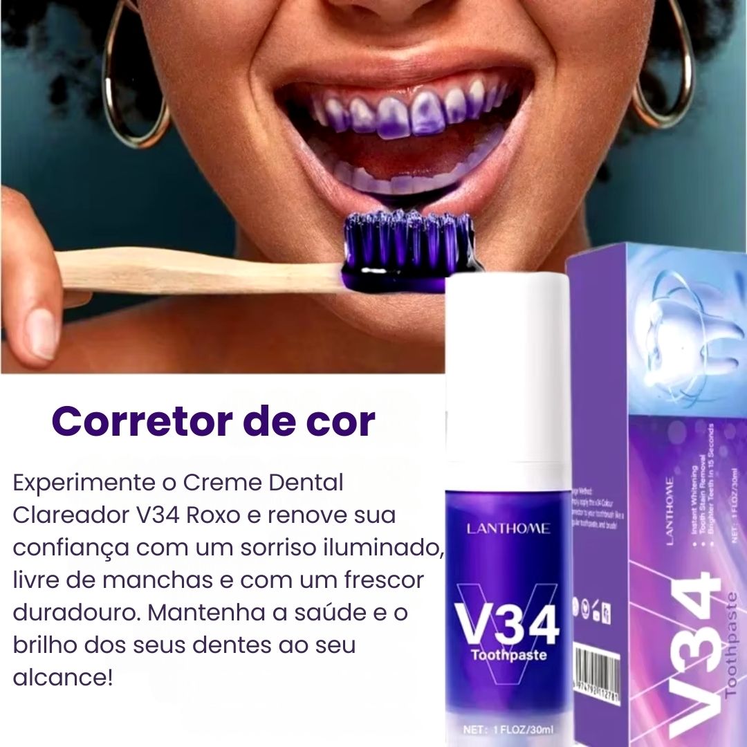 Clareador Dental Cream V34