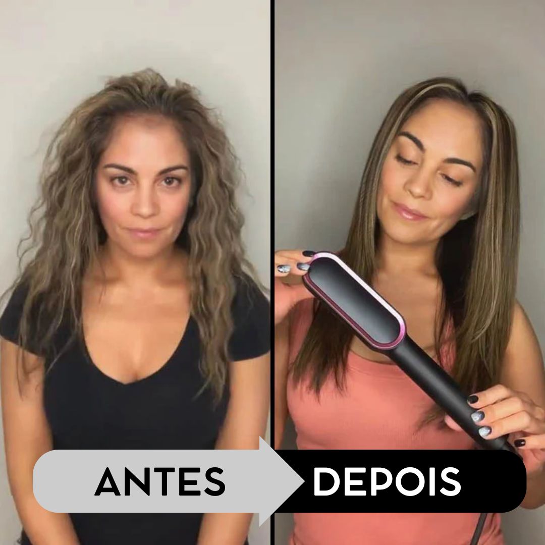 Escova Alisadora MultGlam 5 Em 1 Bivolt Original Zenas