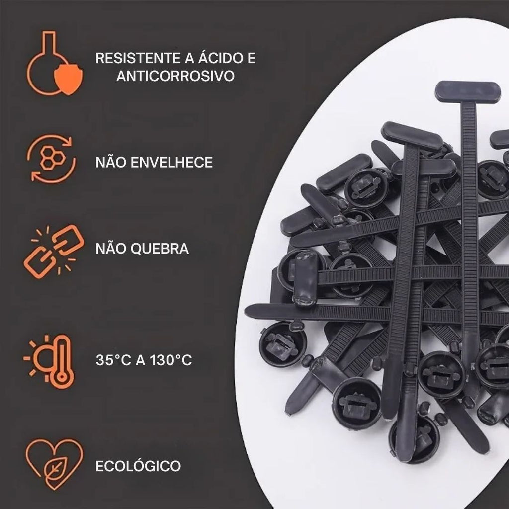 Dê Adeus Aos Barulhos No Seu Carro - Presilhas Resistente De Fixação Automotiva Universal VipFix