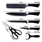 Kit De Facas 6 Peças Profissional Cocin Master (Oferta Especial)