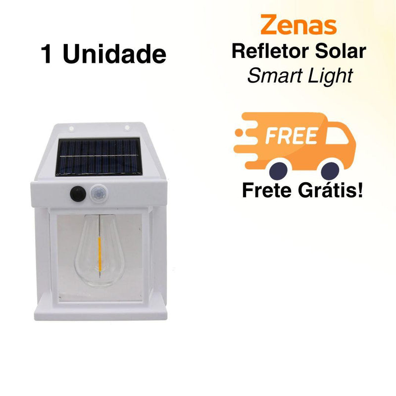 Refletor Solar Smart Light Com Detector de Movimentos - Loja Zenas