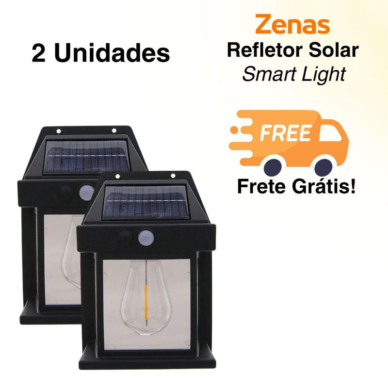 Refletor Solar Smart Light Com Detector de Movimentos - Loja Zenas