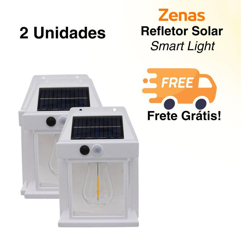 Refletor Solar Smart Light Com Detector de Movimentos - Loja Zenas