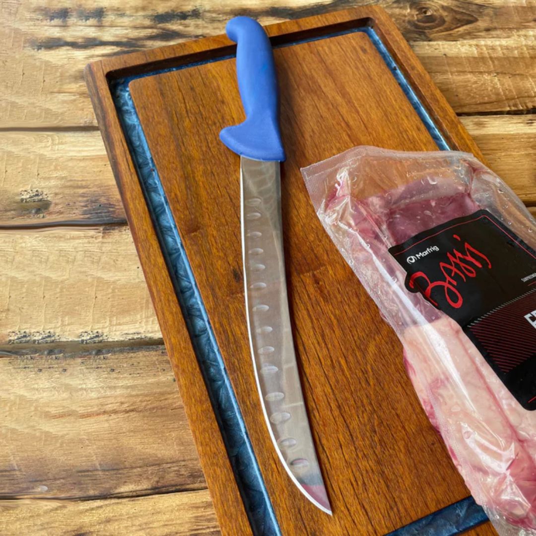 Faca Surbisa Churrasco De Chefe - Inox Salt Bae Chef (EXCLUSIVIDADE)