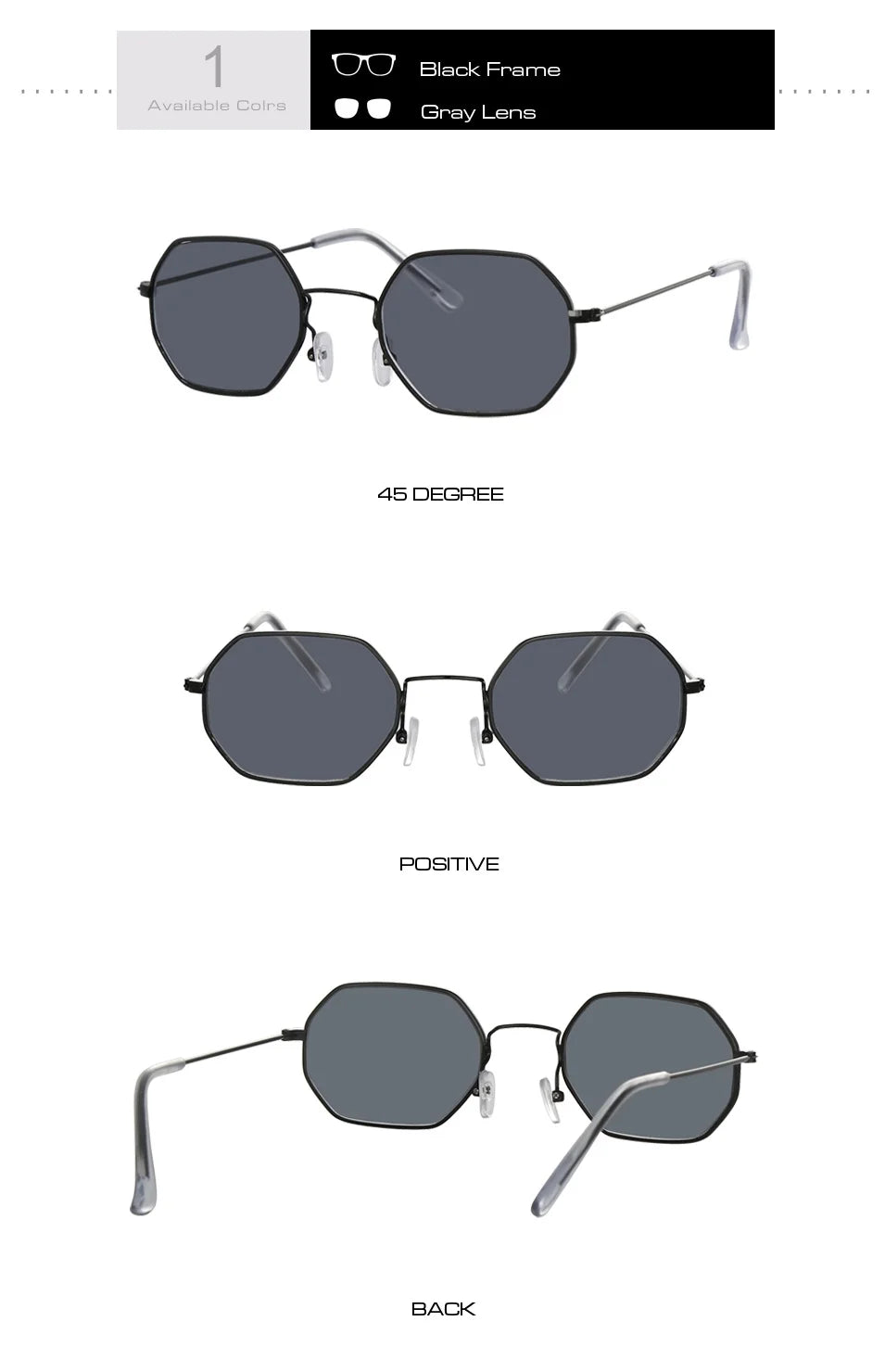 Óculos Hexagonal Vibe Sun