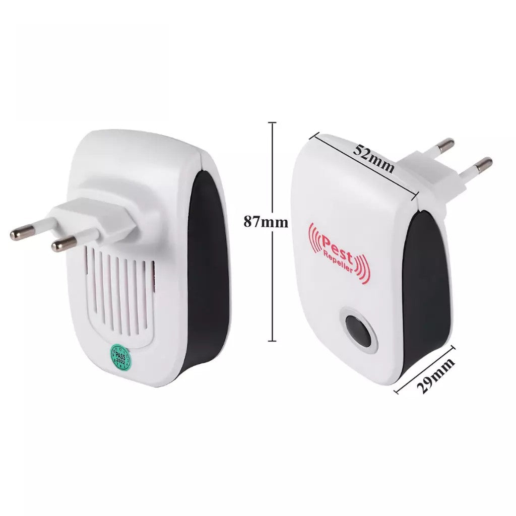 Pest Reject™ Repelente Eletrônico Ultrassônico Anti-Pragas