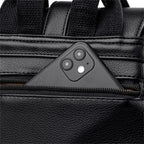 Mochila de Couro Casual Vintage