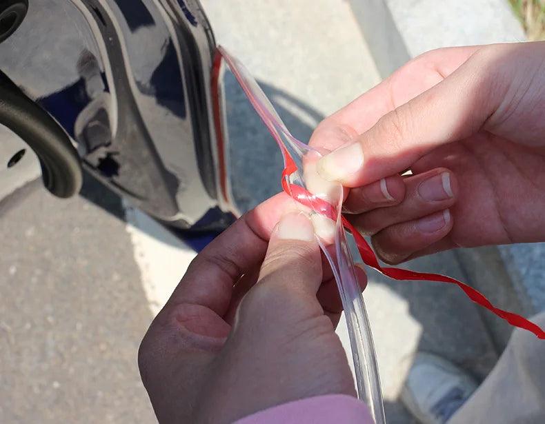 Protetor Adesivo Scratch Para Bordas Da Porta Anti Colisão Com Vedação