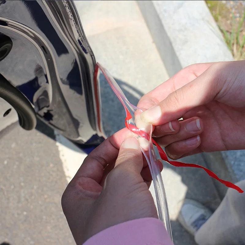 Protetor Adesivo Scratch Para Bordas Da Porta Anti Colisão Com Vedação