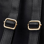 Mochila de Couro Casual Vintage