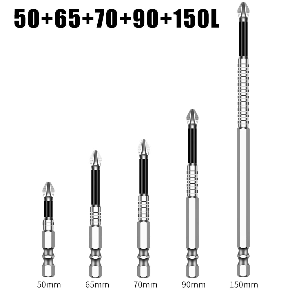 Kit Ponteira Magnética Philips Em Aço Tungstênio Antiderrapante StrongMax