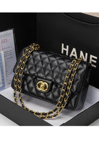 Bolsa Crossbody Moderna Com Alça Couro Genuíno