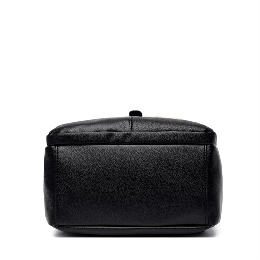 Mochila de Couro Casual Vintage