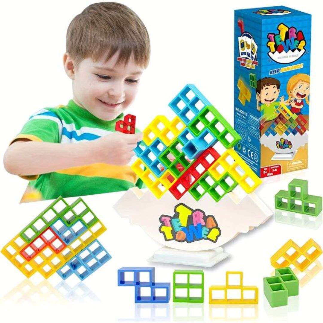 Jogo De Tetris Em Equipe - Diversão Garantia Para Crianças e Adultos