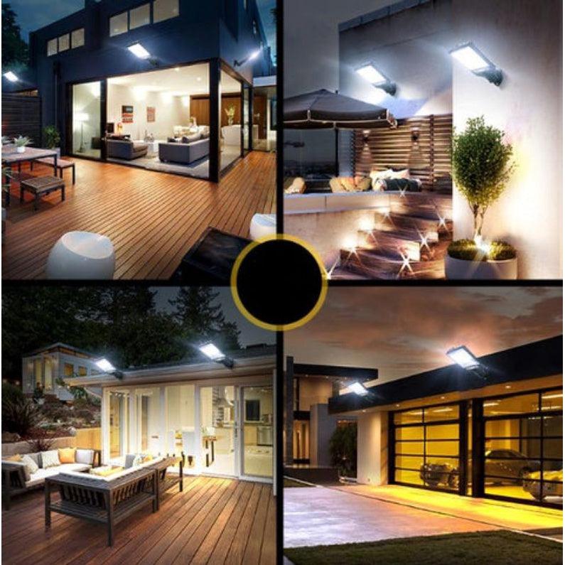 Lâmpada Solar De LED A Prova D'água Com Sensor De Aproximação Wall Lamp - Loja Zenas