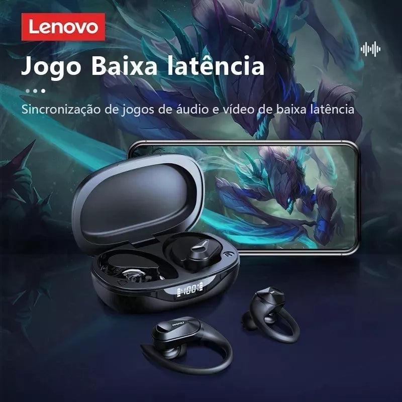 Fone de Ouvido Bluetooth 3.5 Lenovo LP75 A Prova D'água - Loja Zenas