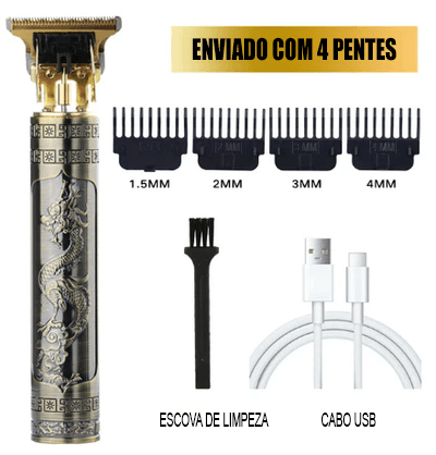 Barber Pro® Barbeador Profissional 3 Em 1 [Barba, Cabelo e Corpo] - Loja Zenas