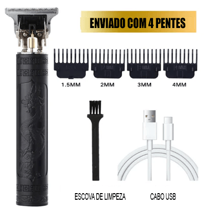 Barber Pro® Barbeador Profissional 3 Em 1 [Barba, Cabelo e Corpo] - Loja Zenas