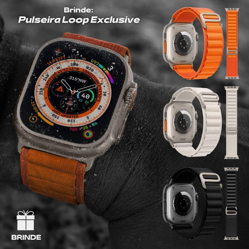 Smartwatch Serie 8 Ultra + 2ª Pulseira de Brinde - Loja Zenas