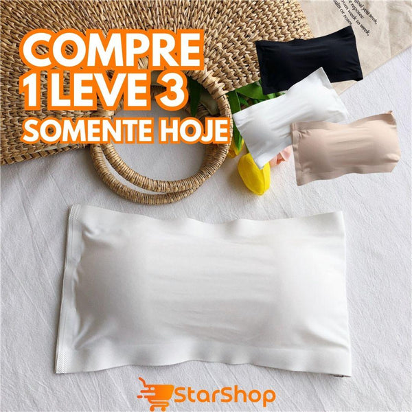 Sutiã Femme Comfort™ - Tamanho Único Regulável e Bojo Removível (Compre 1 e Leve 3 Apenas Hoje) - Loja Zenas