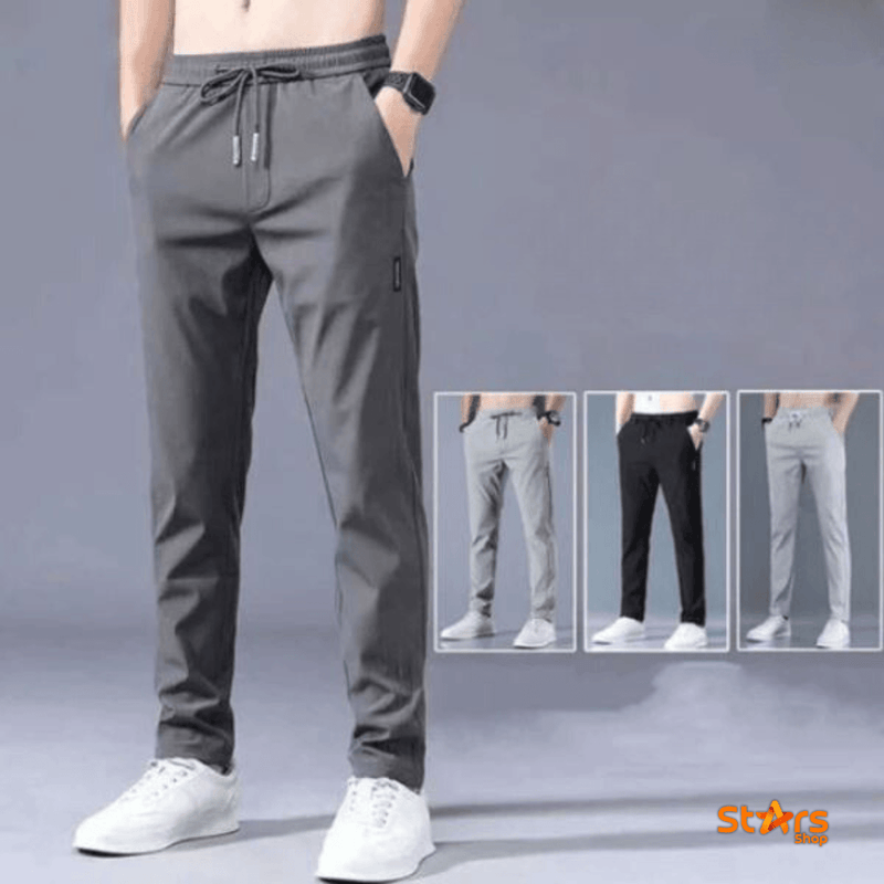 Calça Atlética de Seda Fria Slim Comfort™ - Loja Zenas