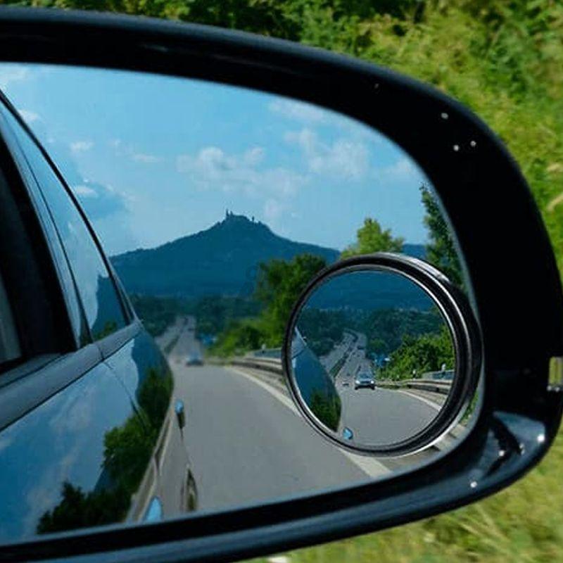 EasyVision™ Espelho Convexo Auxiliar para Retrovisor Universal - 2 Pçs - Loja Zenas