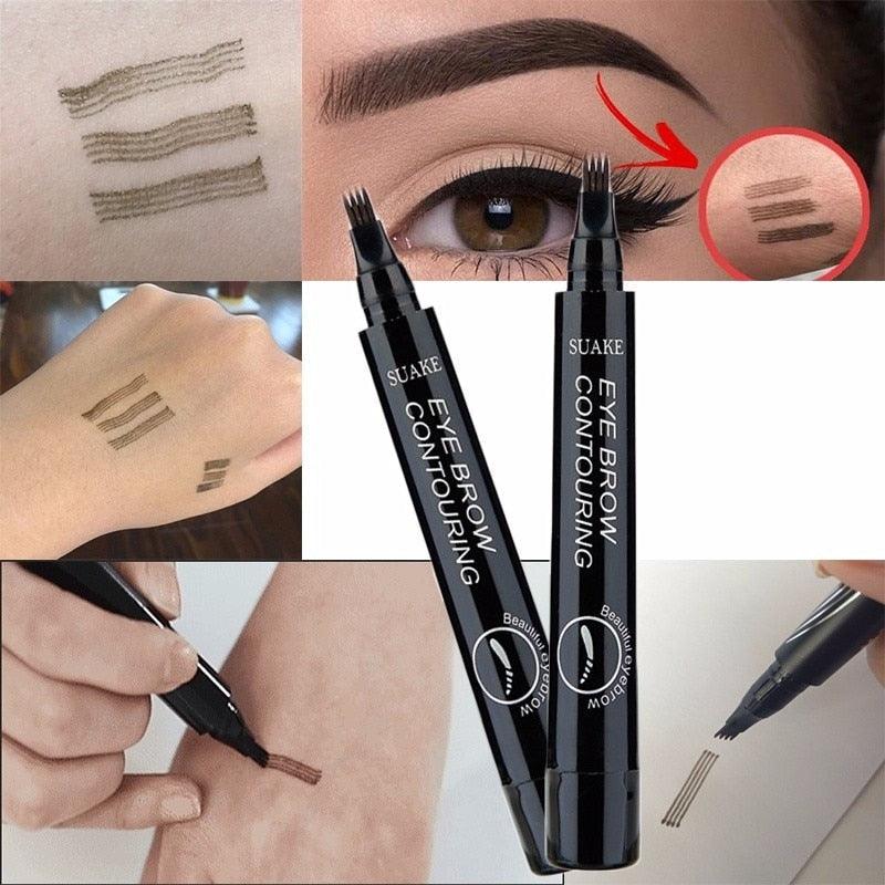 Caneta Para Sobrancelha Efeito Micropigmentação Super Eyebrow - Loja Zenas