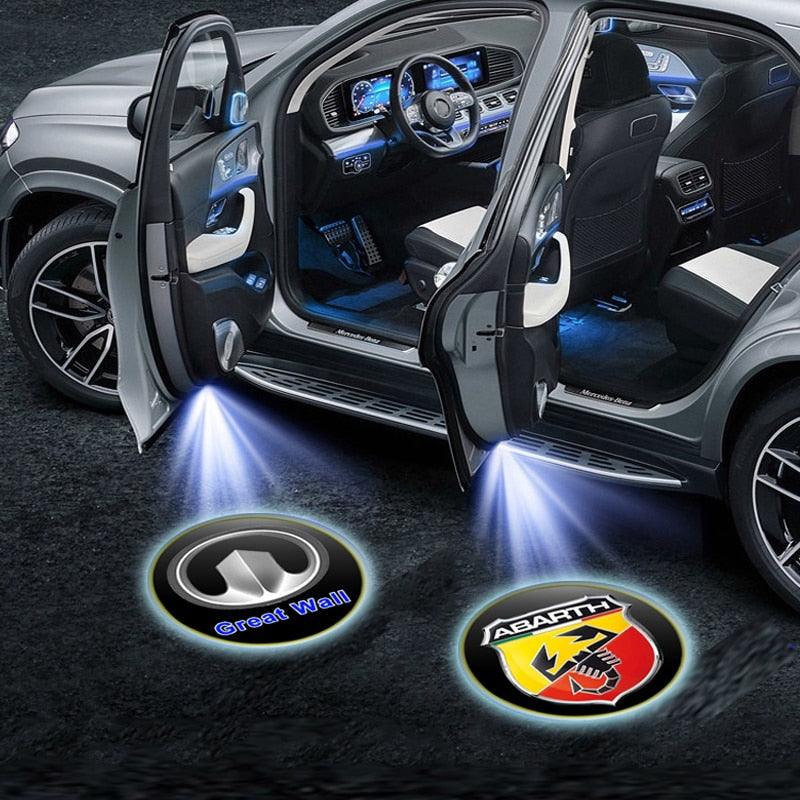 VisionLed™ - Projetor De Logo Para Porta De Carro - Loja Zenas