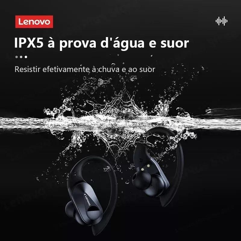 Fone de Ouvido Bluetooth 3.5 Lenovo LP75 A Prova D'água - Loja Zenas