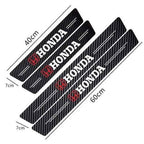 4 Peças Soleira Fibra De Carbono Adesivo - Sticker Carbon™ - Loja Zenas