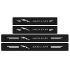 4 Peças Soleira Fibra De Carbono Adesivo - Sticker Carbon™ - Loja Zenas