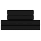 4 Peças Soleira Fibra De Carbono Adesivo - Sticker Carbon™ - Loja Zenas